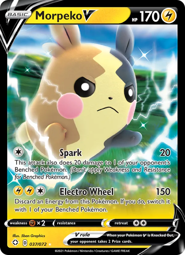 Morpeko V 37 – Holo