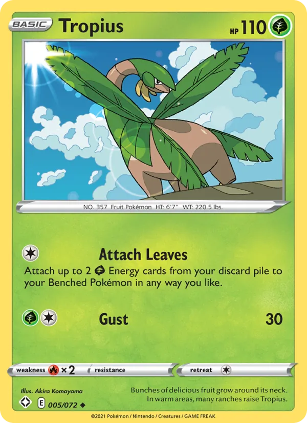 Tropius 5 – Non-holo