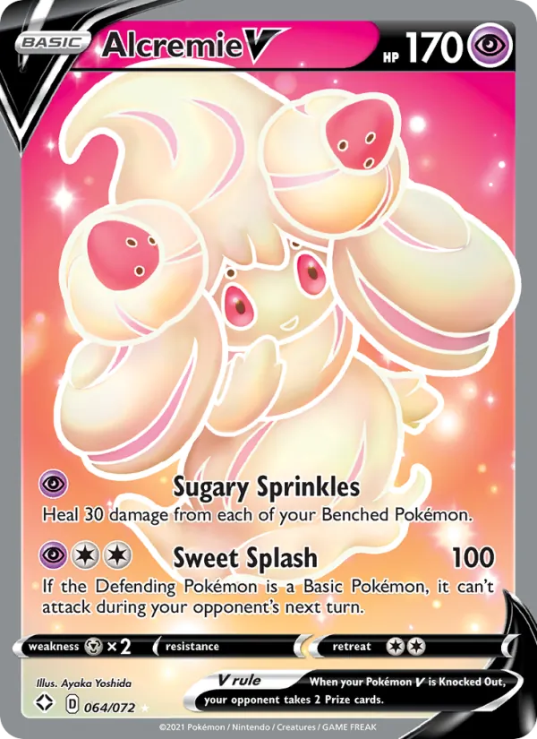 Alcremie V 64 – Holo