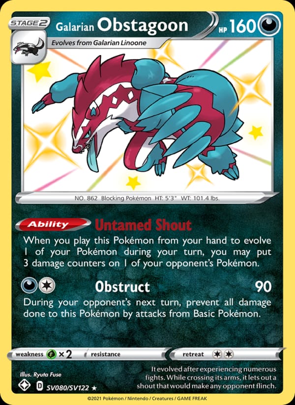 Galarian Obstagoon 080/072