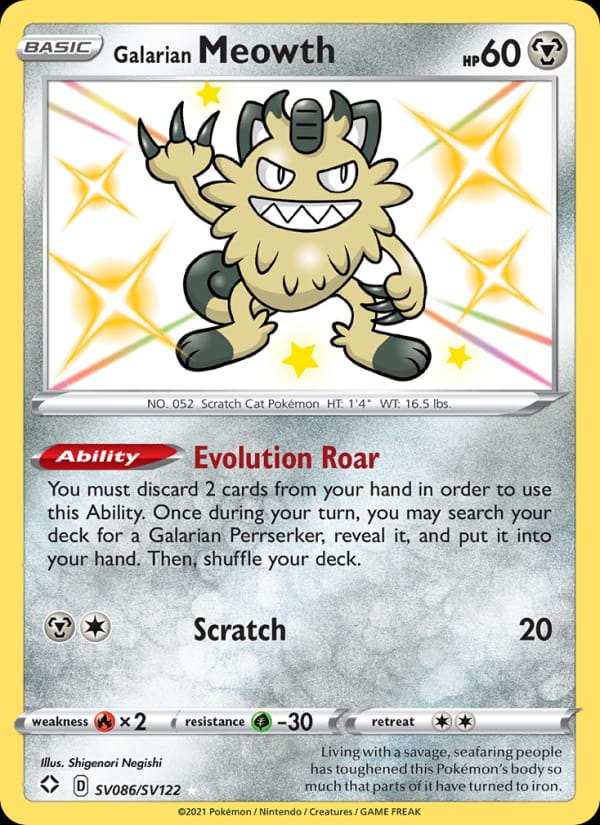 Galarian Meowth 086/072