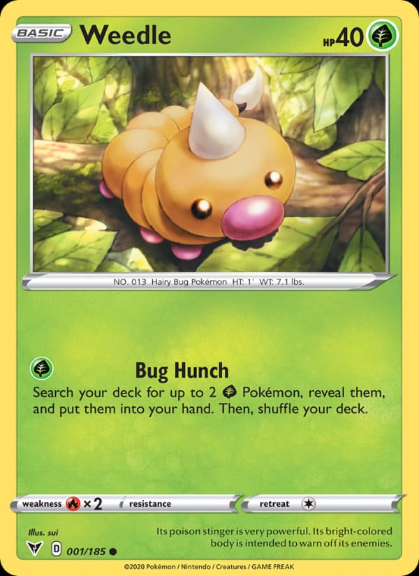 Weedle 001/185