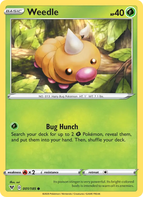 Weedle 1 – Non-holo