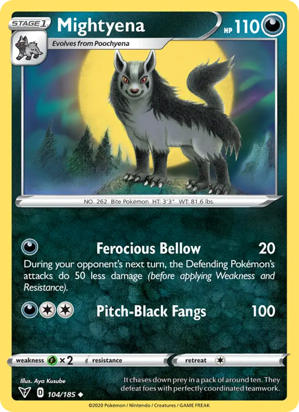 Mightyena 104 – Non-holo