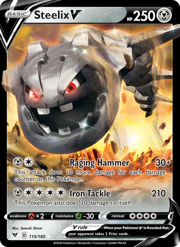 Steelix V 115 – Holo