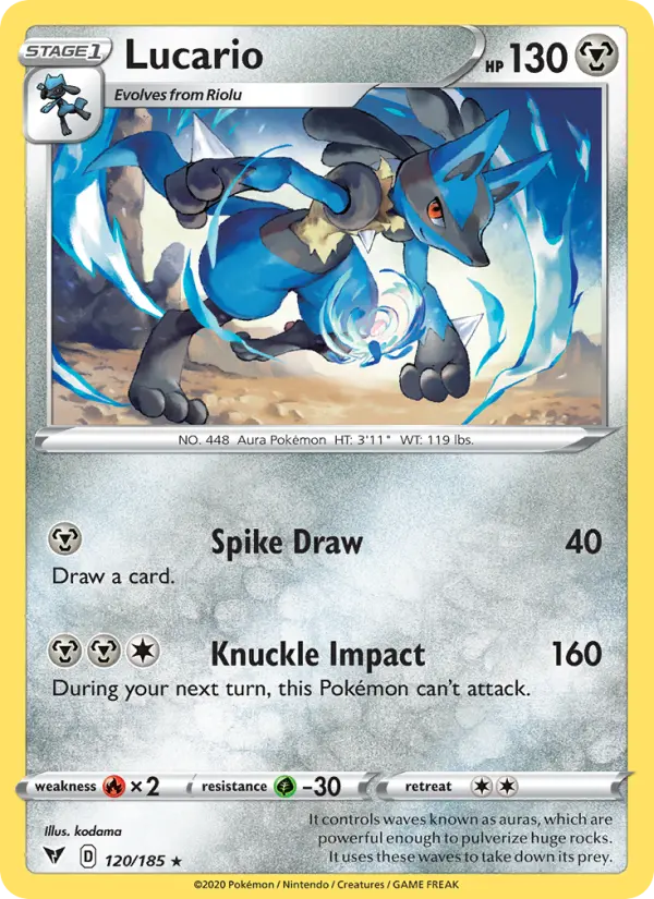 Lucario 120 – Non-holo