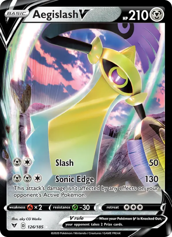 Aegislash V 126 – Holo