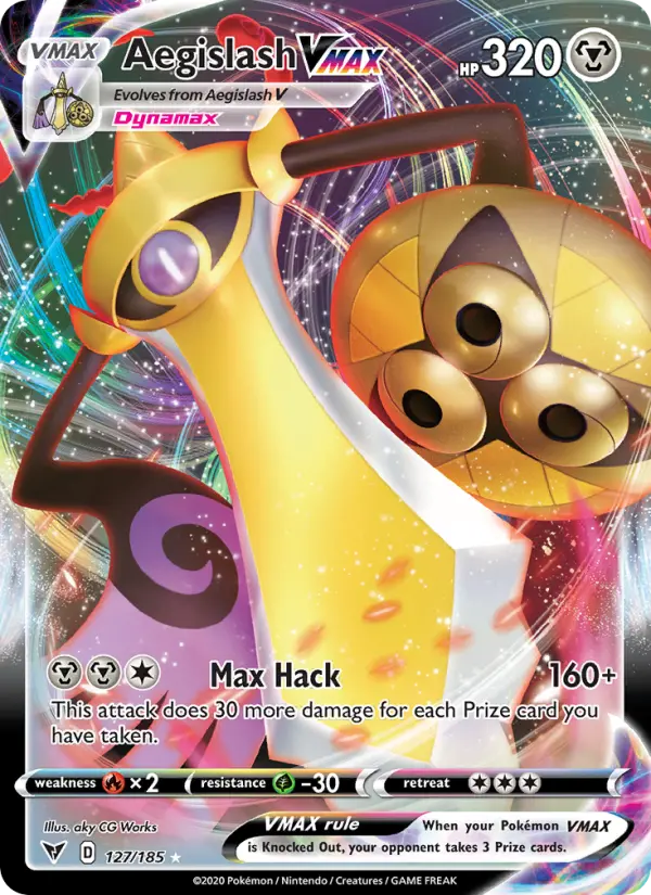Aegislash VMAX 127 – Holo