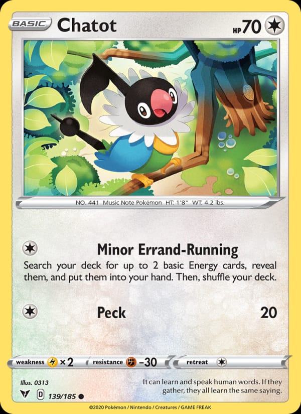 Chatot 139/185