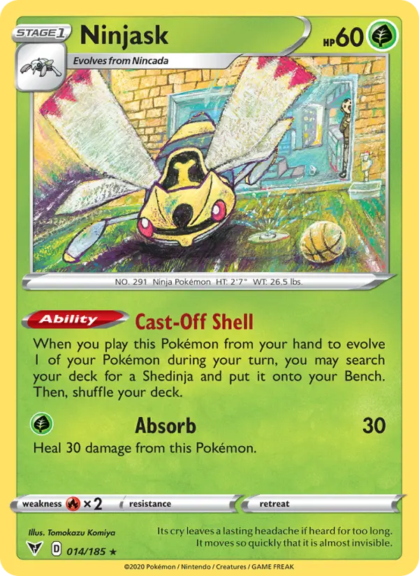 Ninjask 14 – Non-holo