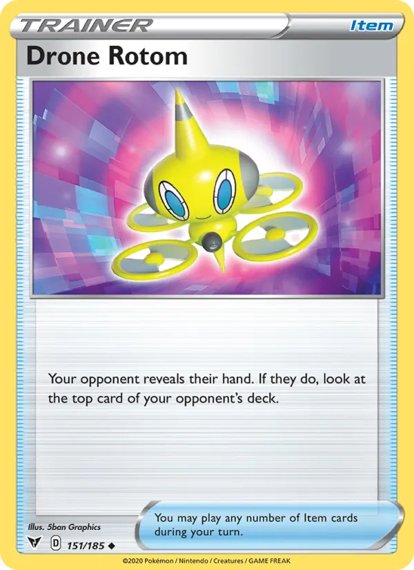 Drone Rotom 151 – Non-holo