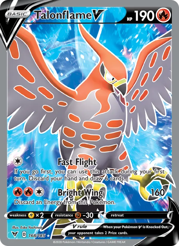 Talonflame V 168 – Holo