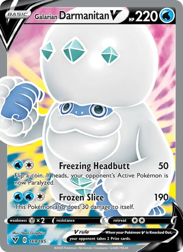Galarian Darmanitan V 169 – Holo