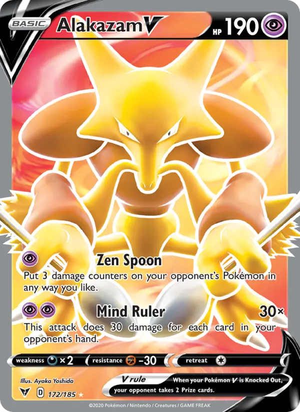 Alakazam V 172 – Holo