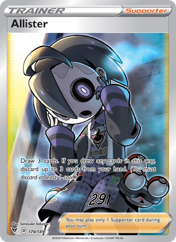 Allister Pokémon TCG Card