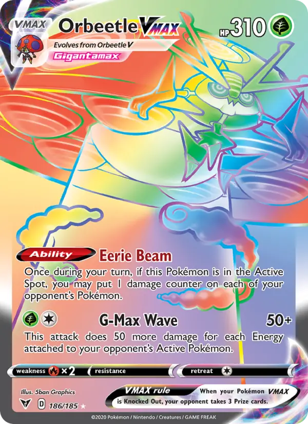 Orbeetle VMAX 186 – Holo