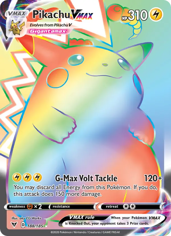 Pikachu VMAX 188 – Holo