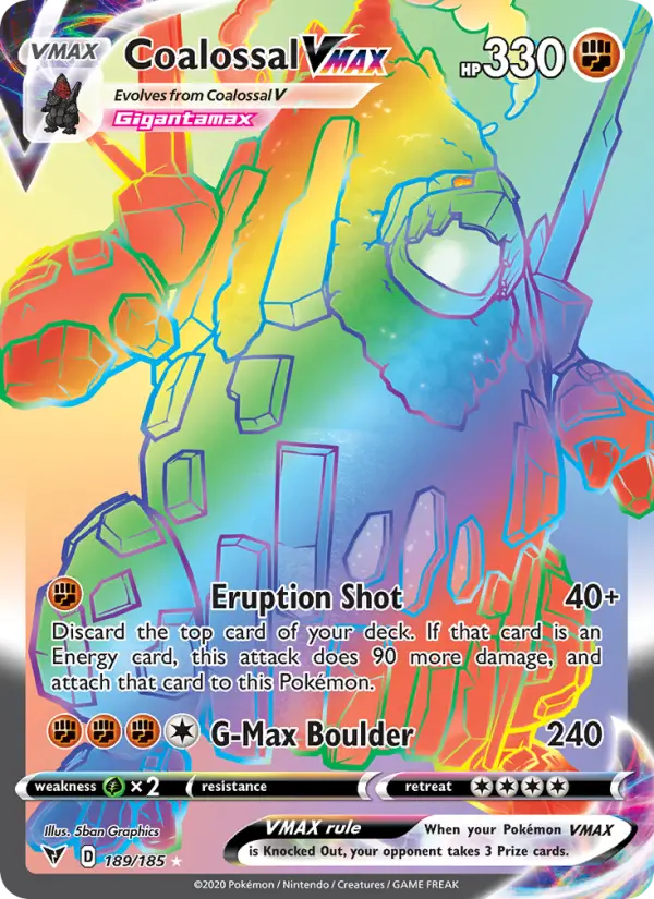 Coalossal VMAX 189 – Holo