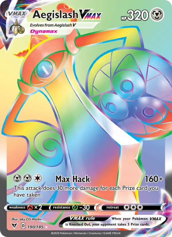 Aegislash VMAX 190 – Holo
