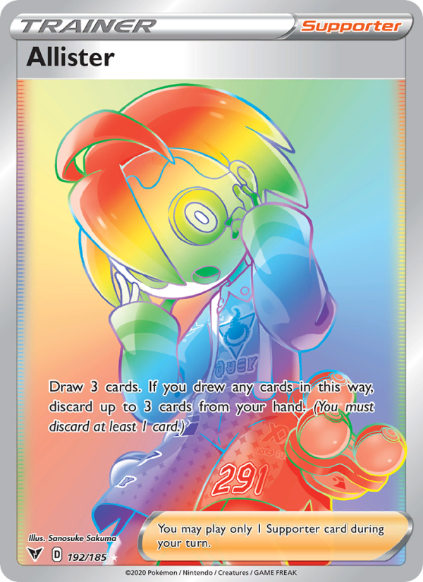 Allister Pokémon TCG Card
