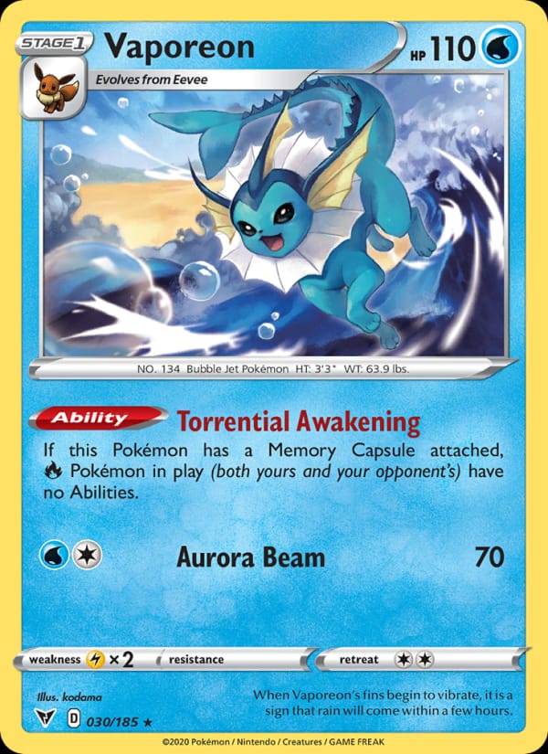 Vaporeon 030/185