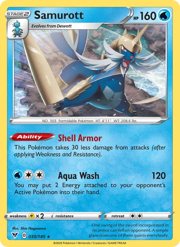 Samurott 35 – Non-holo