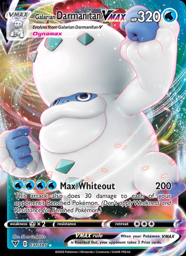 Galarian Darmanitan VMAX 037/185