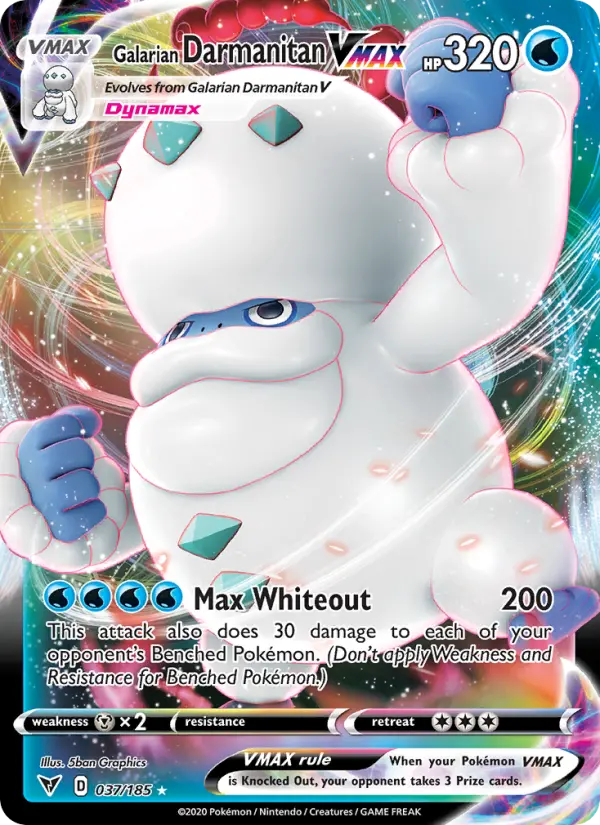 Galarian Darmanitan VMAX 37 – Holo