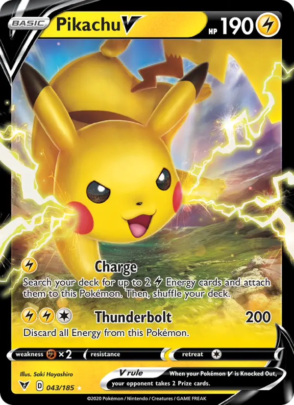 Pikachu V 43 – Holo
