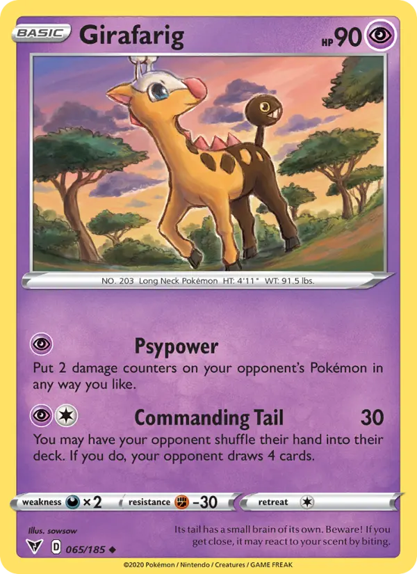 Girafarig 65 – Non-holo