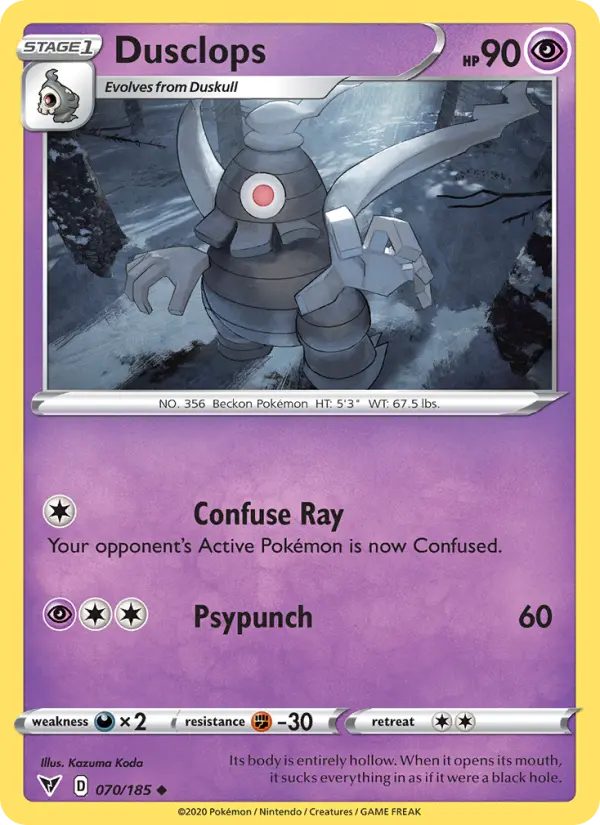 Dusclops 70 – Non-holo