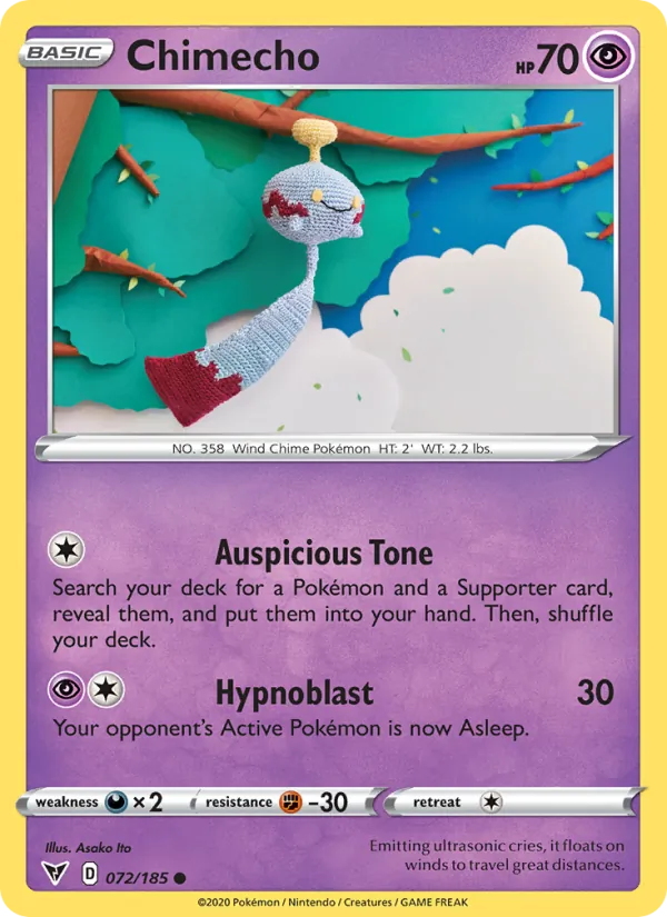 Chimecho 72 – Non-holo