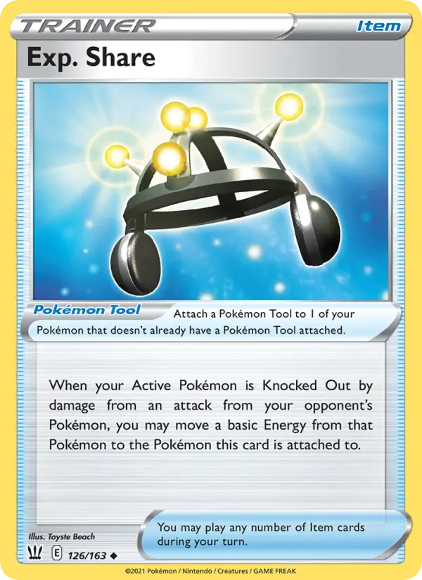 Exp. Share 126 – Non-holo