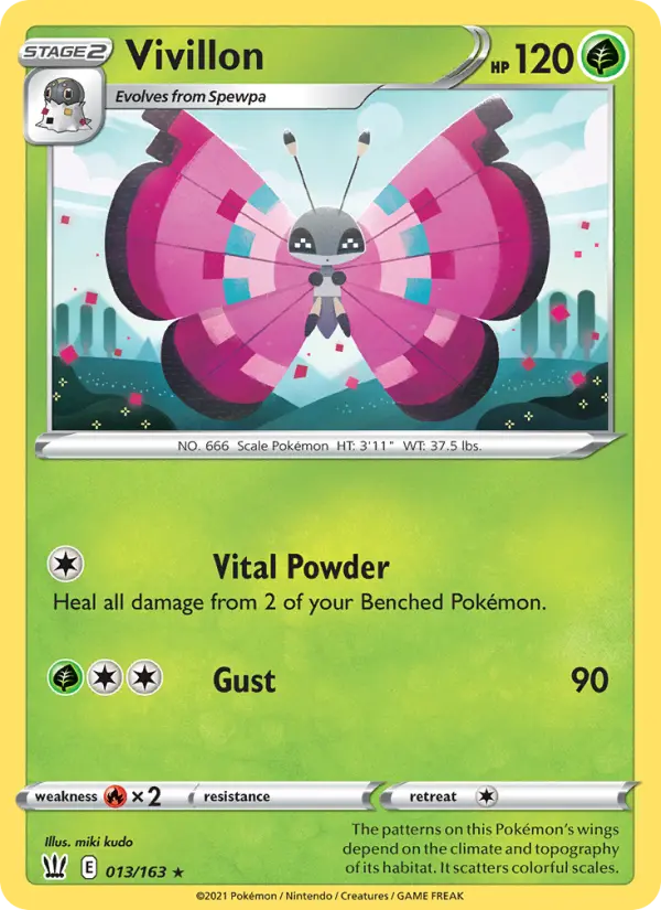 Vivillon 13 – Non-holo