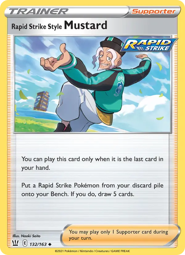 Rapid Strike Style Mustard 132 – Non-holo