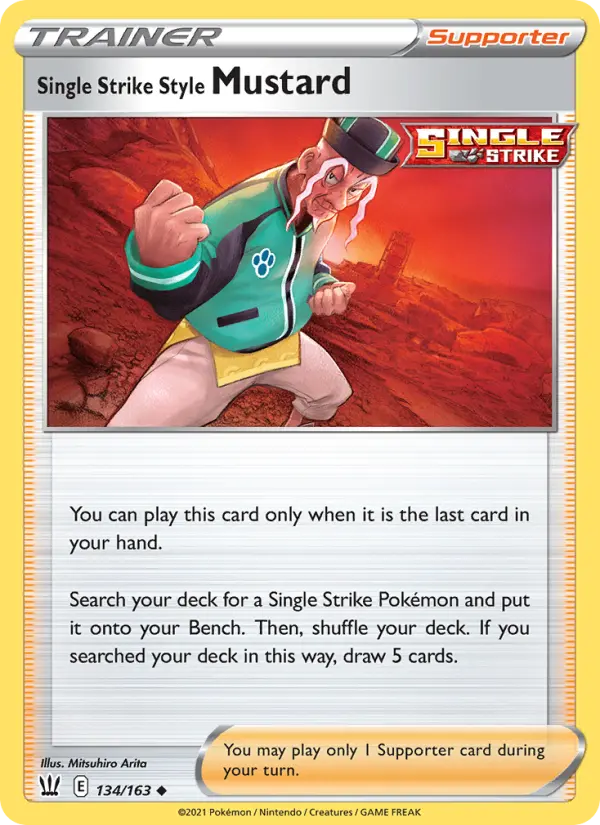 Single Strike Style Mustard 134 – Non-holo