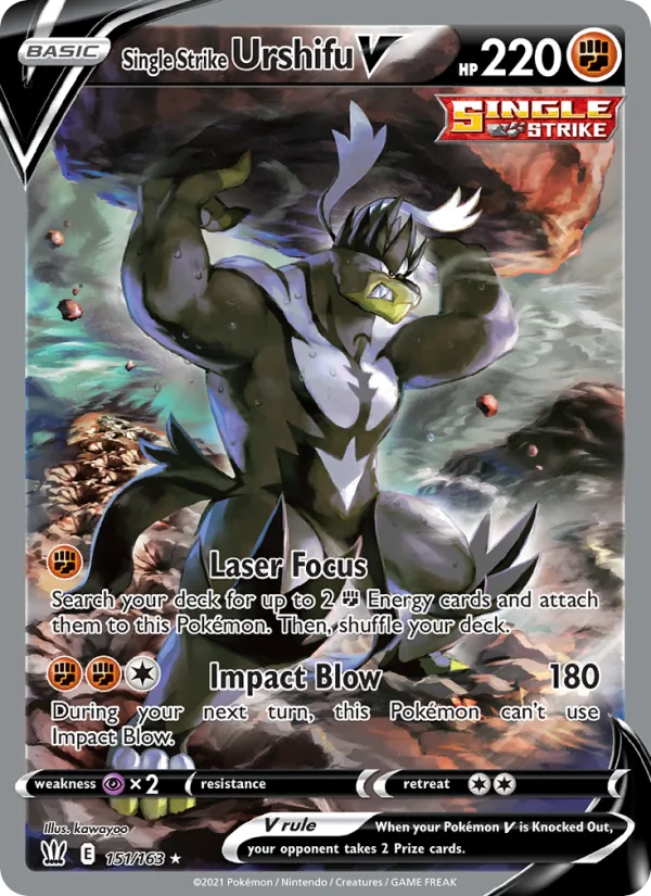Single Strike Urshifu V 151 – Holo