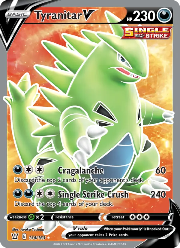 Tyranitar V 154 – Holo