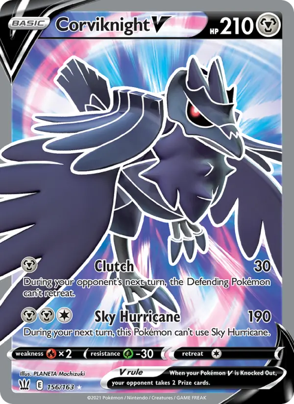Corviknight V 156 – Holo