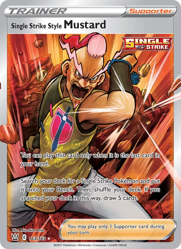Single Strike Style Mustard 163 – Holo