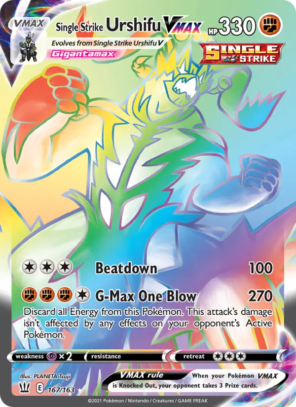 Single Strike Urshifu VMAX 167 – Holo