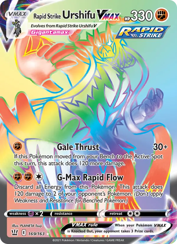 Rapid Strike Urshifu VMAX 169 – Holo
