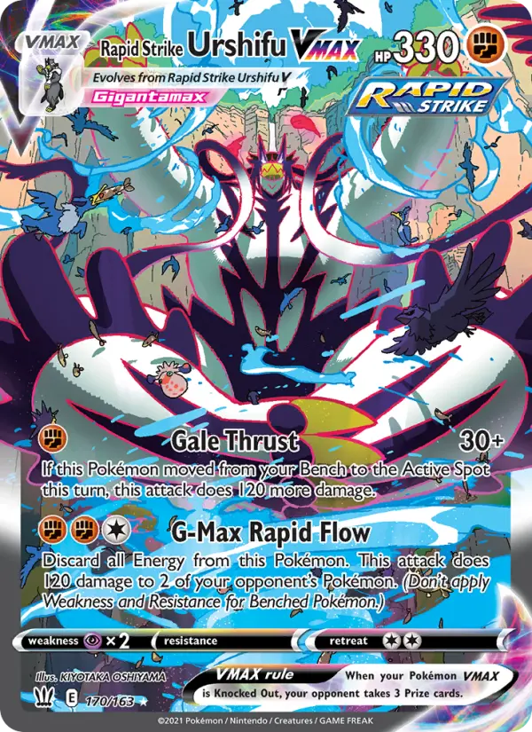 Rapid Strike Urshifu VMAX 170 – Holo