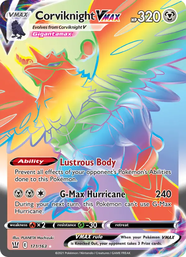 Corviknight VMAX 171 – Holo