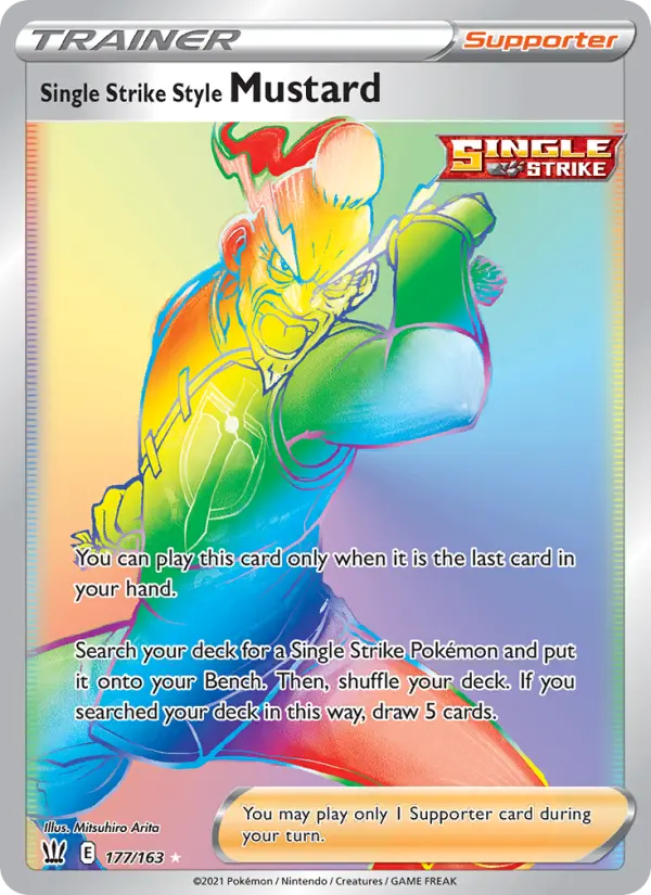 Single Strike Style Mustard 177 – Holo