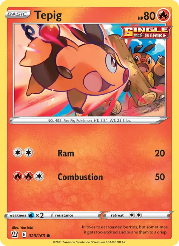 Tepig 23 – Non-holo