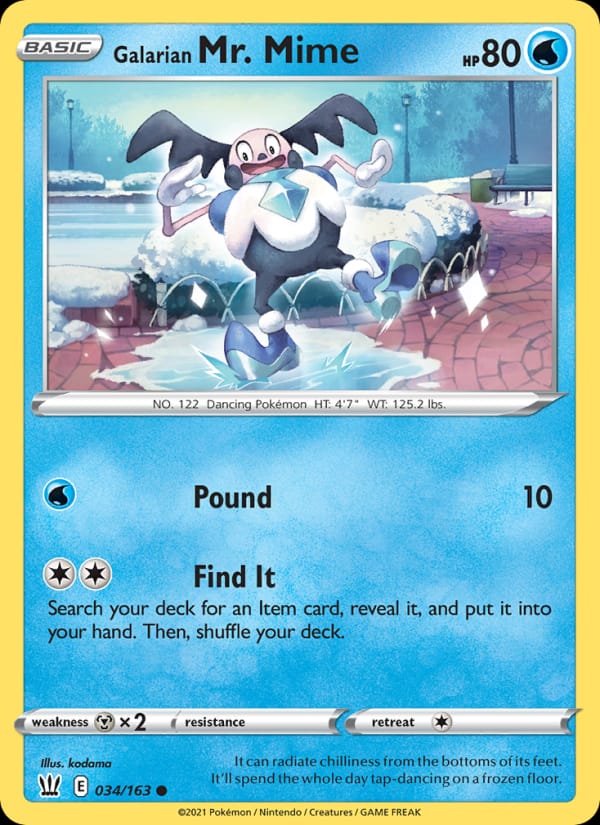 Galarian Mr. Mime 034/163