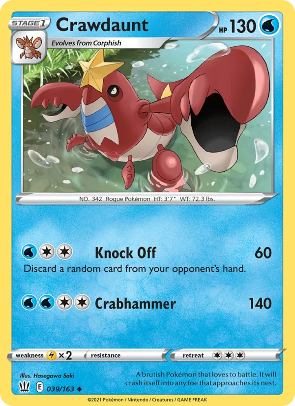 Crawdaunt 39 – Non-holo