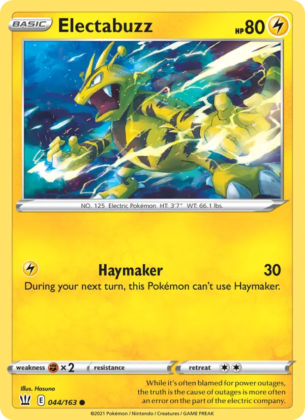 Electabuzz 44 – Non-holo