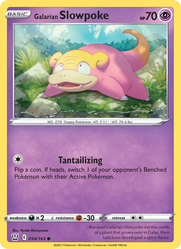 Galarian Slowpoke 54 – Non-holo